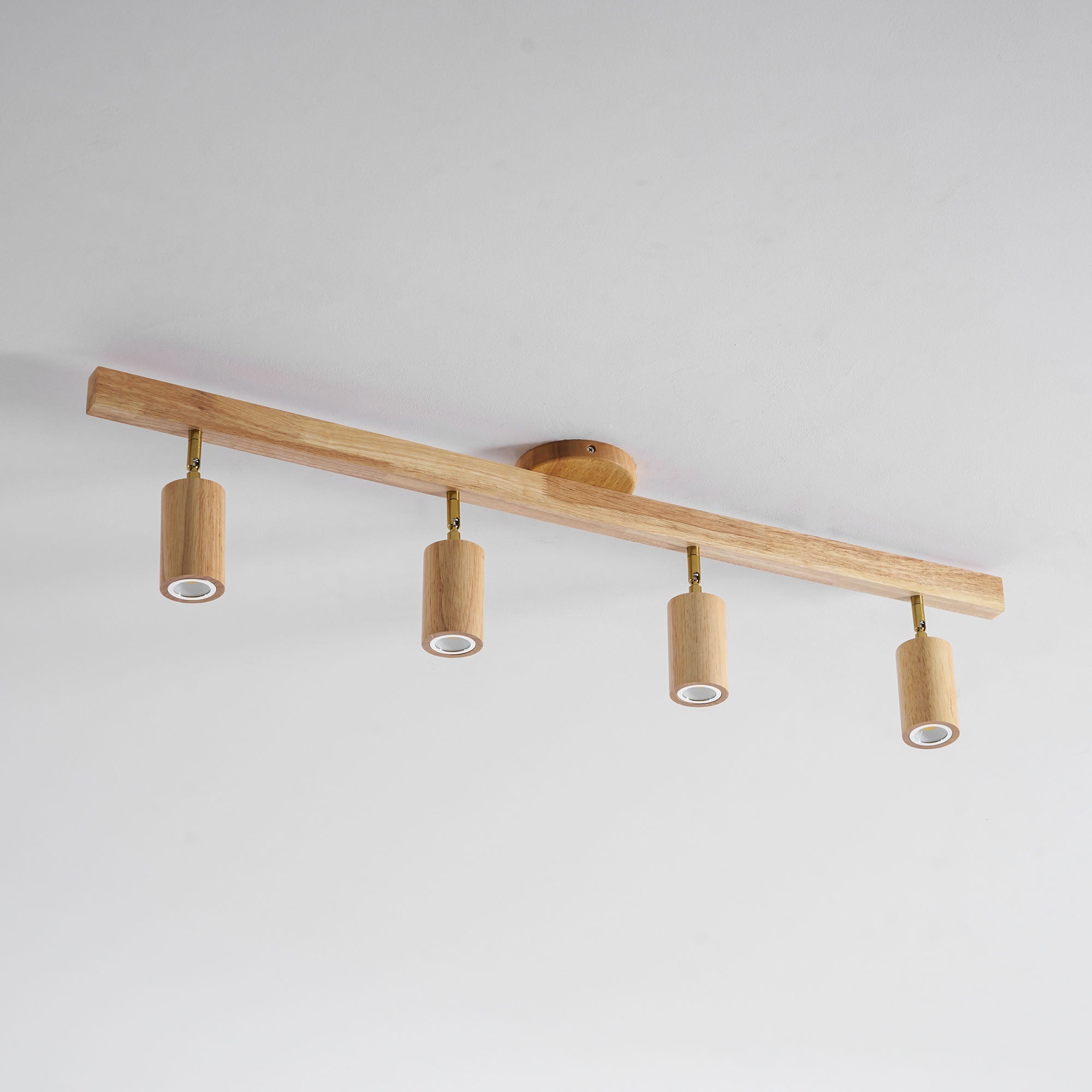 Adjustable Wood Beam Spot Ceiling Light