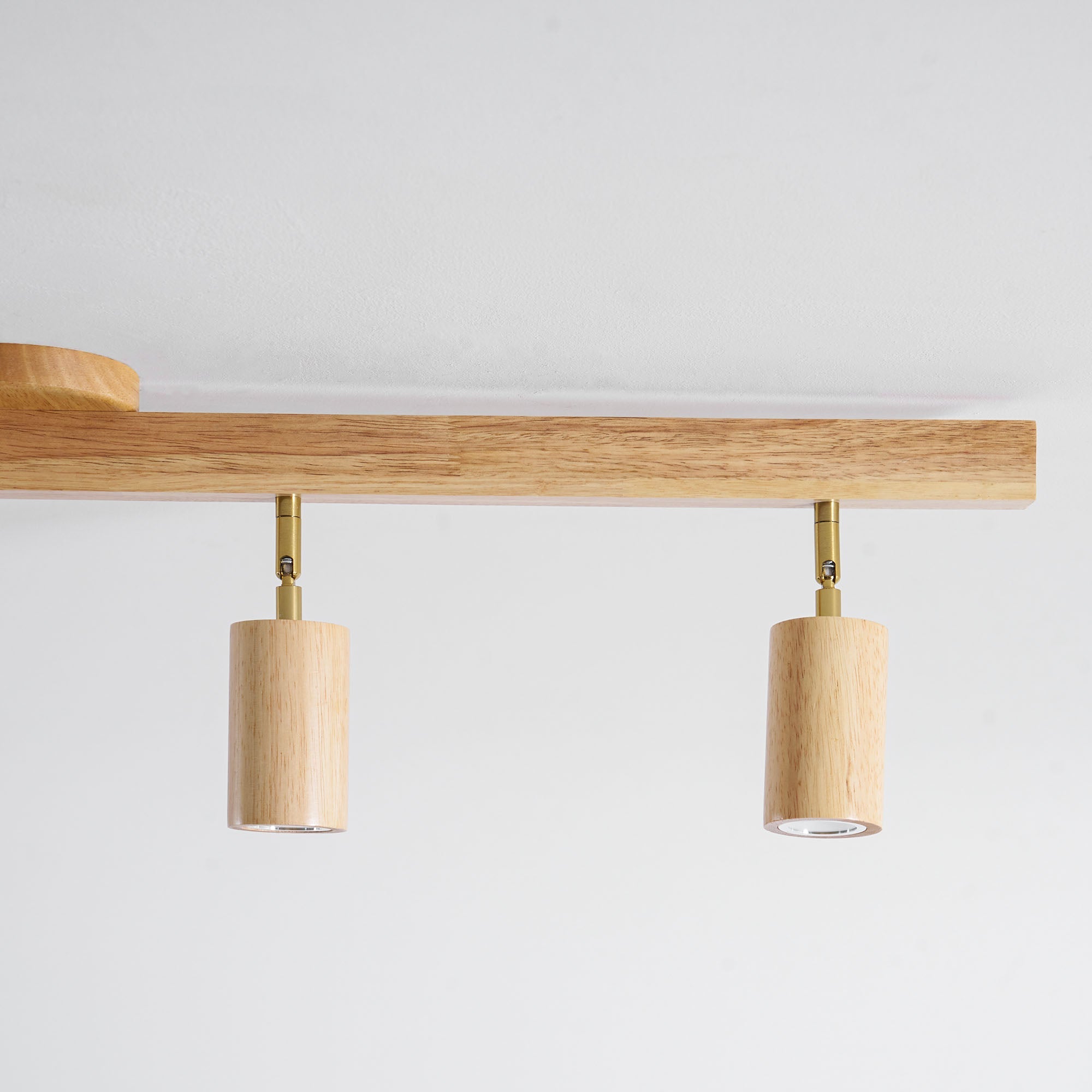 Adjustable Wood Beam Spot Ceiling Light
