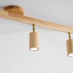 Adjustable Wood Beam Spot Ceiling Light