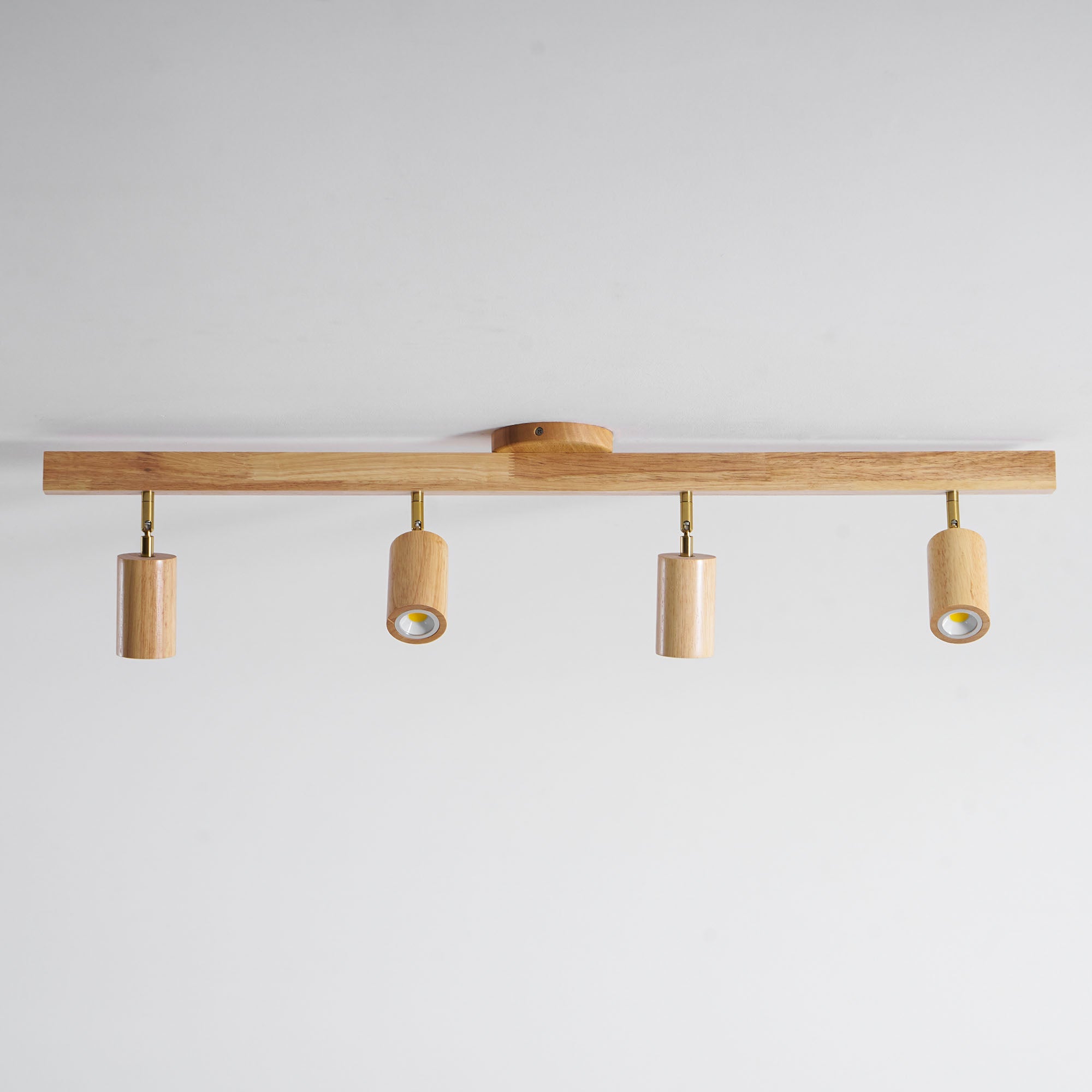 Adjustable Wood Beam Spot Ceiling Light