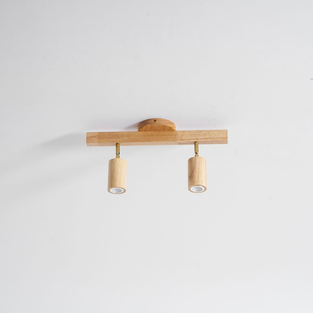 Adjustable Wood Beam Spot Ceiling Light