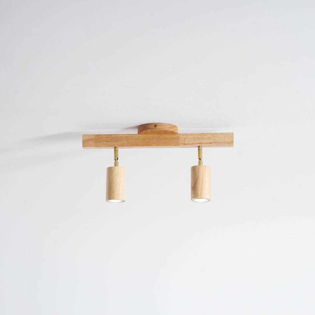 Adjustable Wood Beam Spot Ceiling Light
