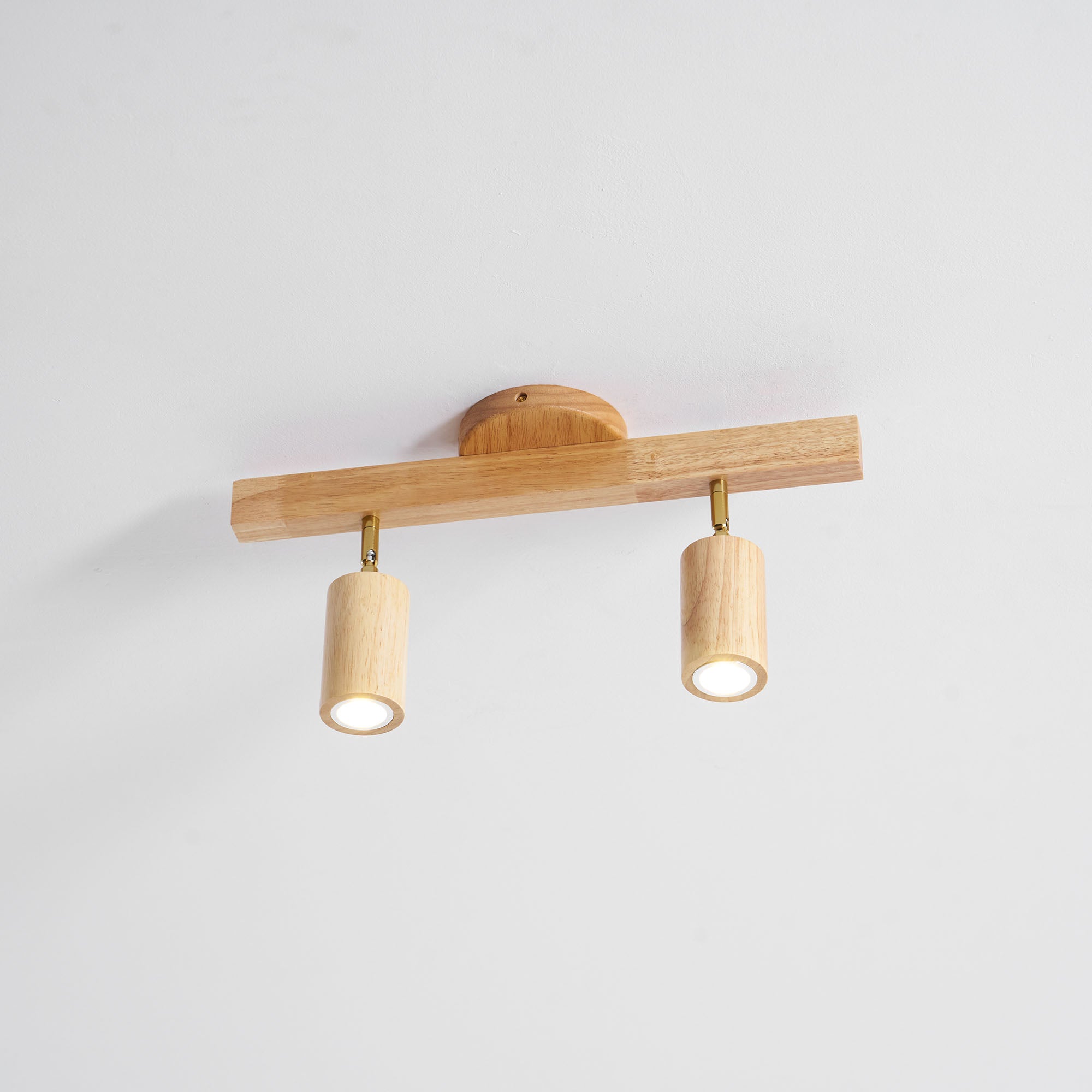 Adjustable Wood Beam Spot Ceiling Light