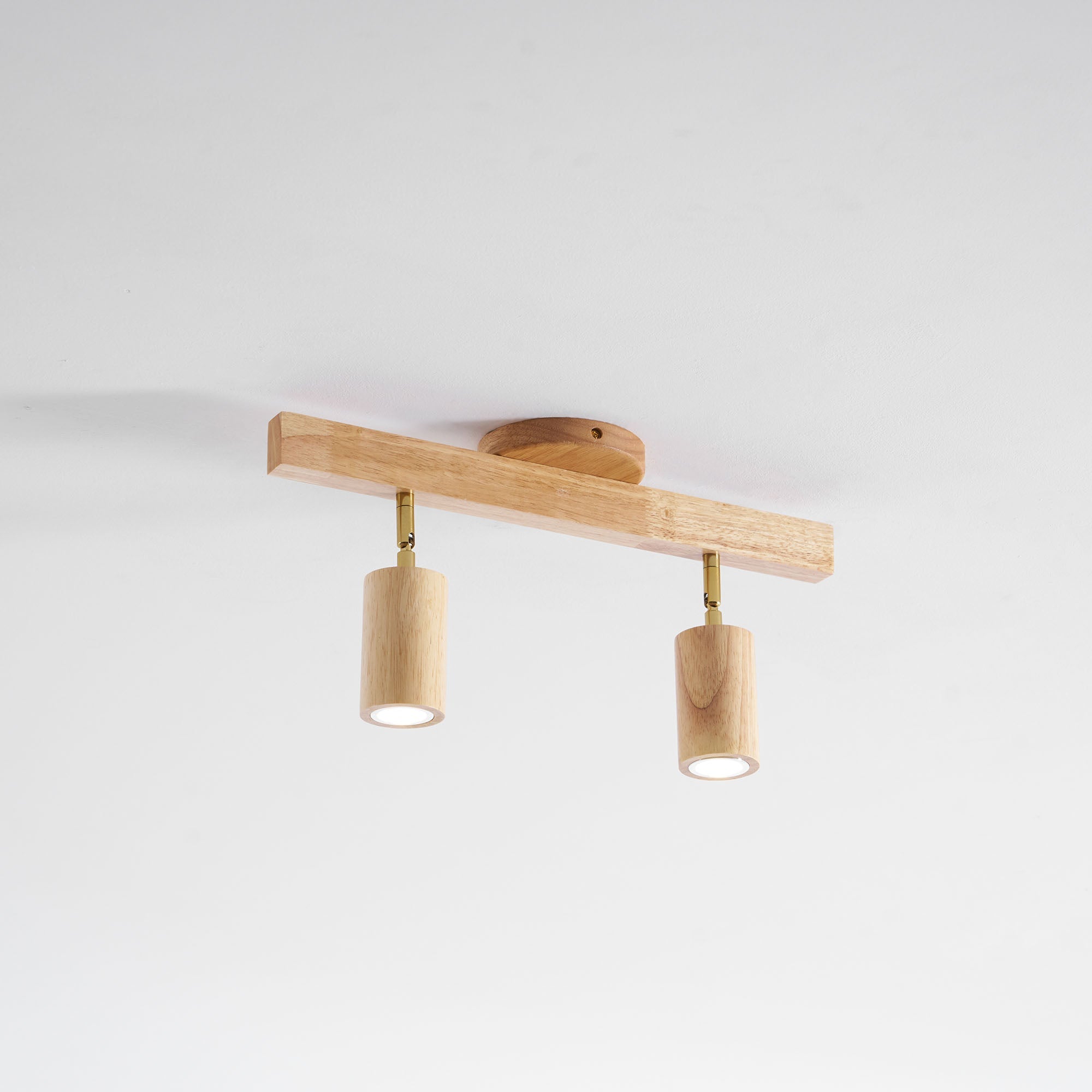 Adjustable Wood Beam Spot Ceiling Light