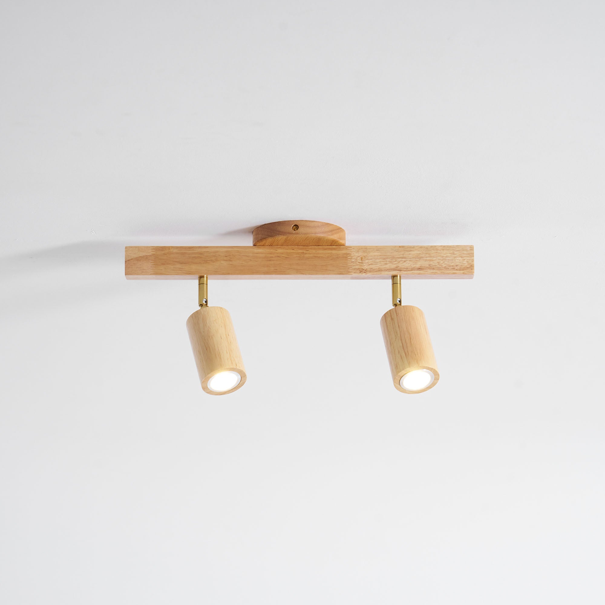 Adjustable Wood Beam Spot Ceiling Light