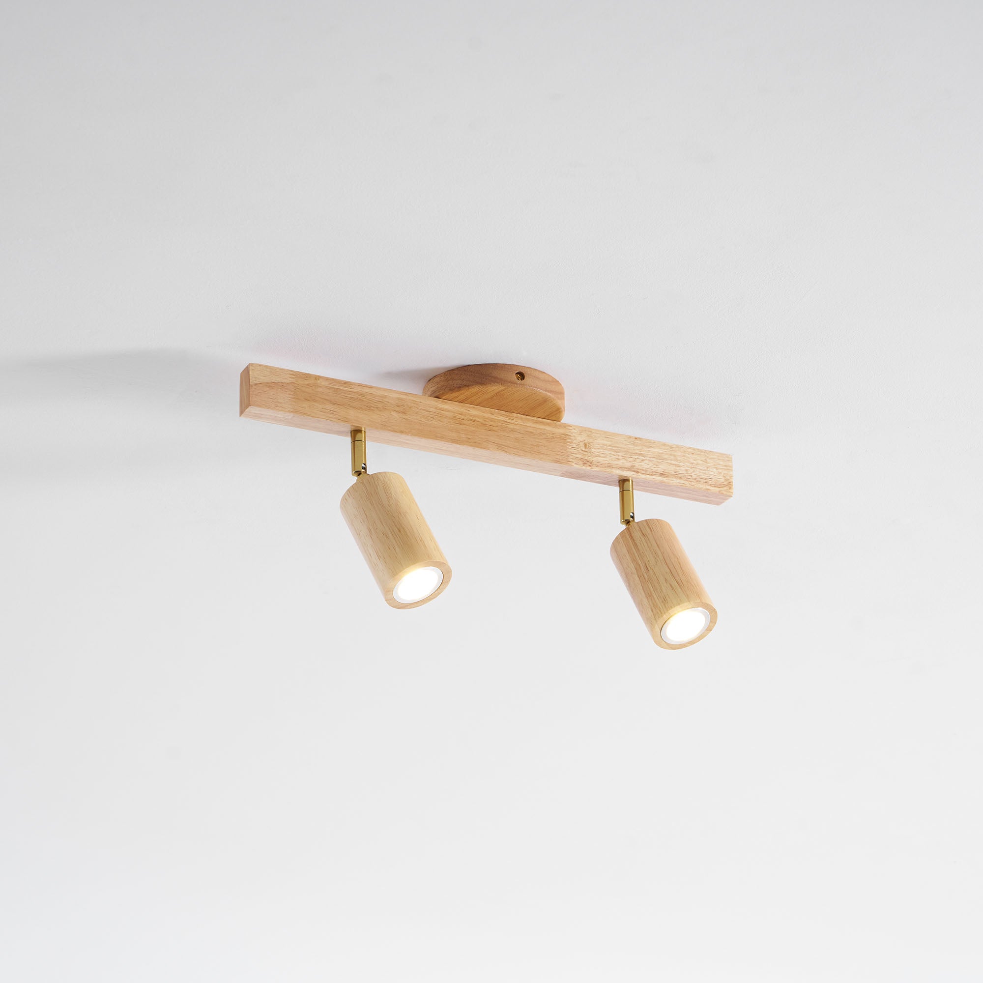Adjustable Wood Beam Spot Ceiling Light