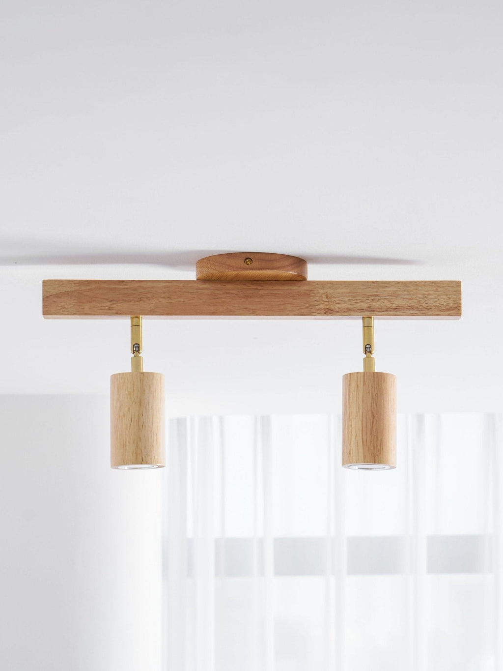 Adjustable Wood Beam Spot Ceiling Light