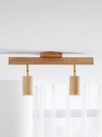 Adjustable Wood Beam Spot Ceiling Light