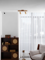 Adjustable Wood Beam Spot Ceiling Light