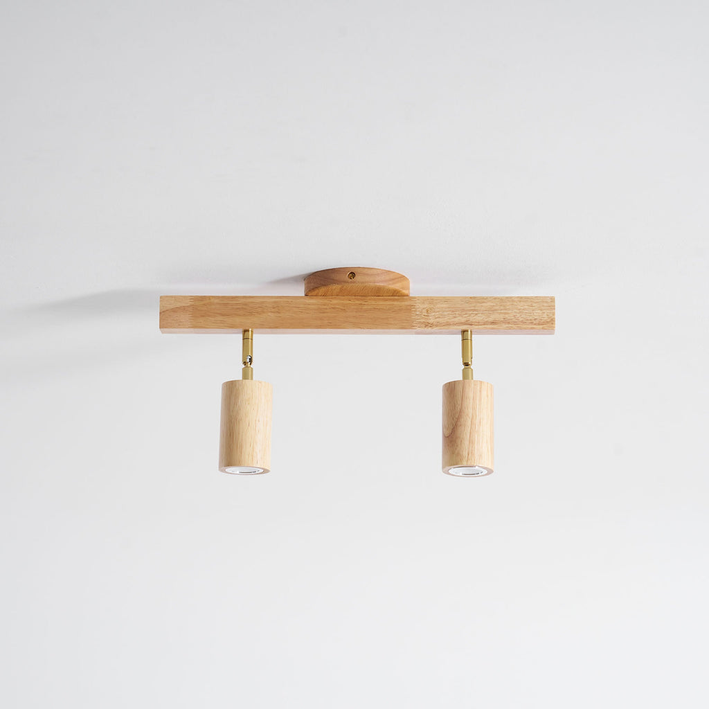Adjustable Wood Beam Spot Ceiling Light