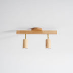 Adjustable Wood Beam Spot Ceiling Light