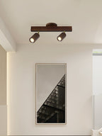 Adjustable Wood Beam Spot Ceiling Light