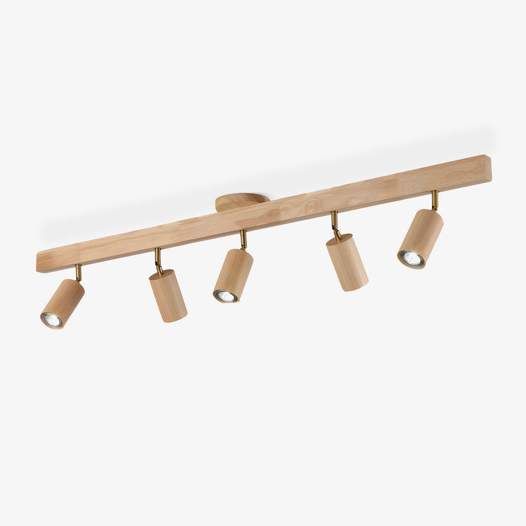 Adjustable Wood Beam Spot Ceiling Light