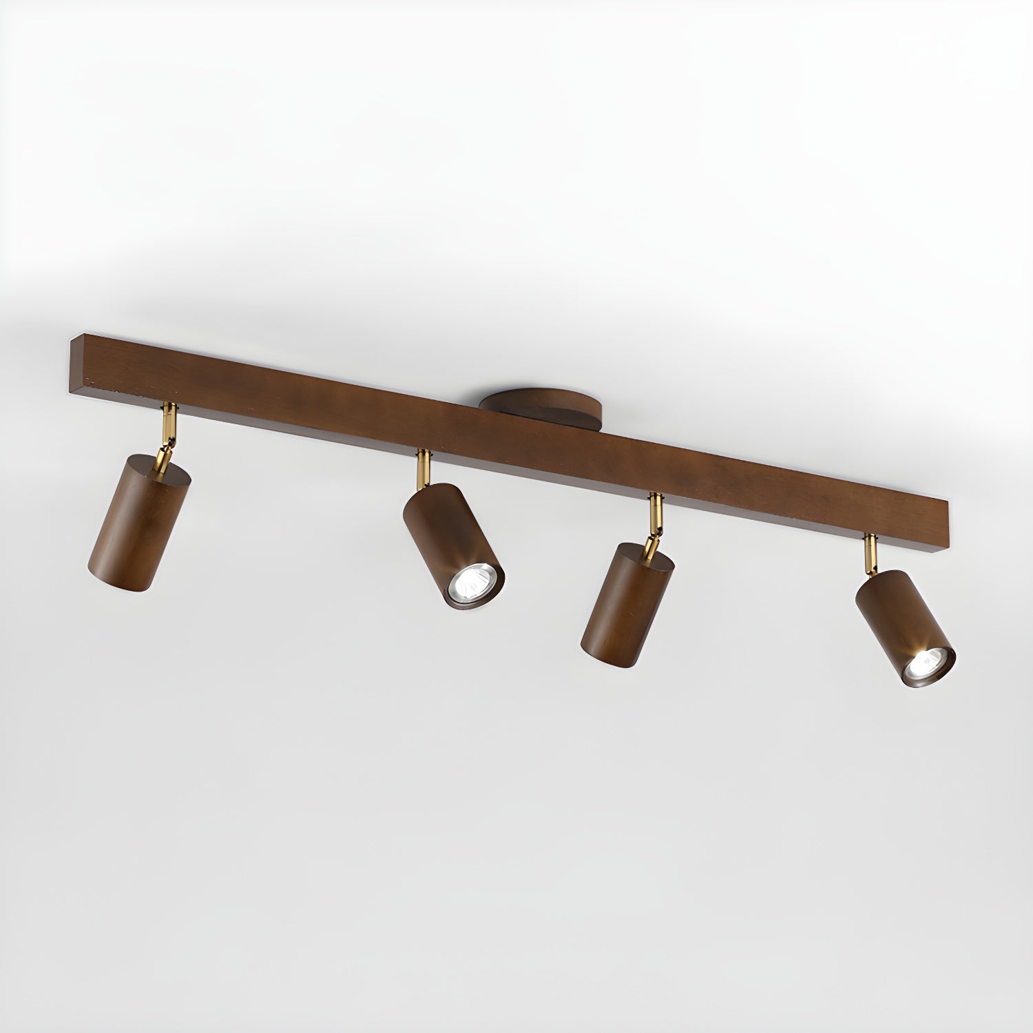 Adjustable Wood Beam Spot Ceiling Light