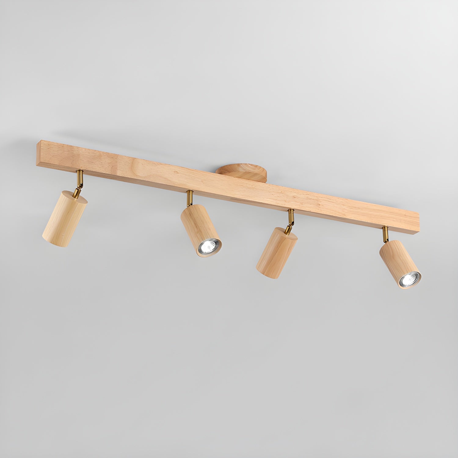 Adjustable Wood Beam Spot Ceiling Light