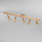 Adjustable Wood Beam Spot Ceiling Light