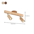 Adjustable Wood Beam Spot Ceiling Light