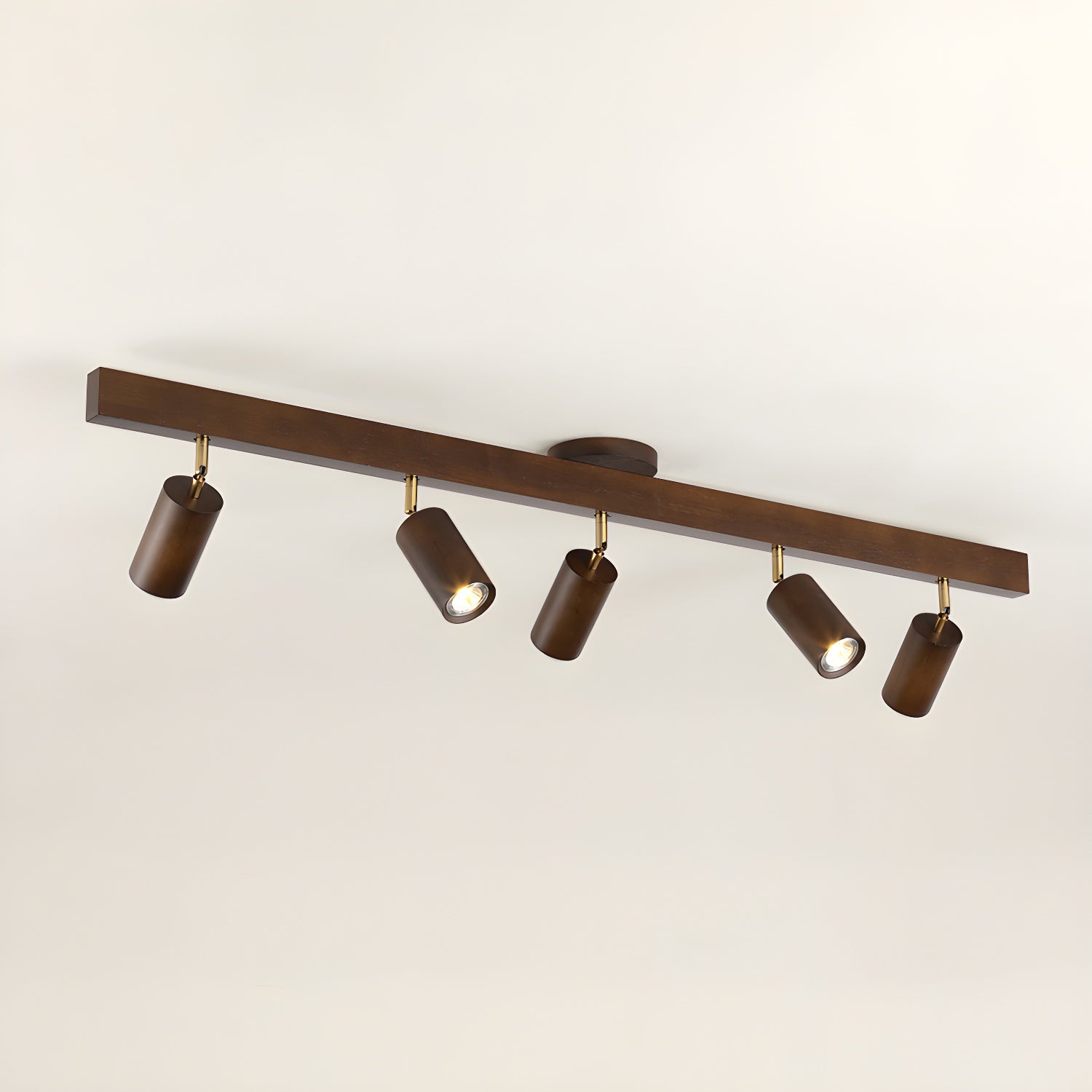 Adjustable Wood Beam Spot Ceiling Light