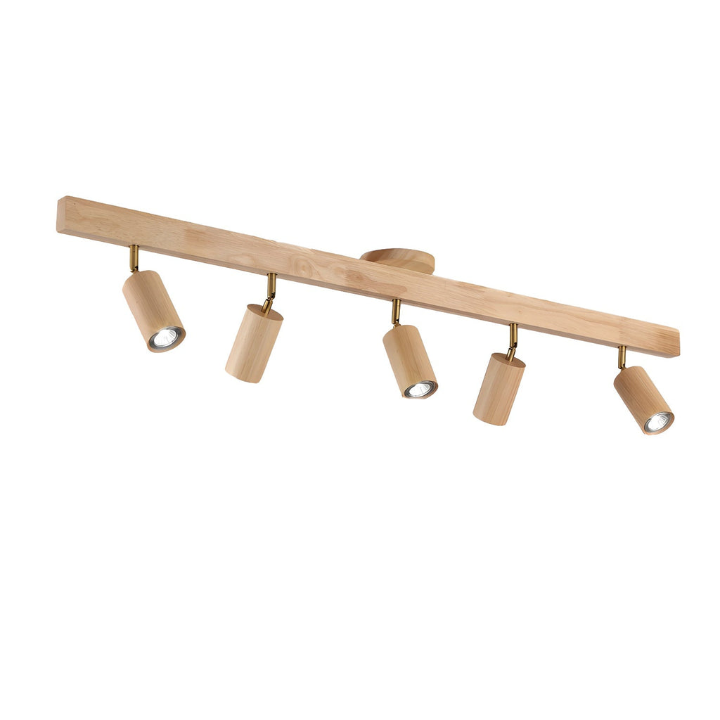 Adjustable Wood Beam Spot Ceiling Light