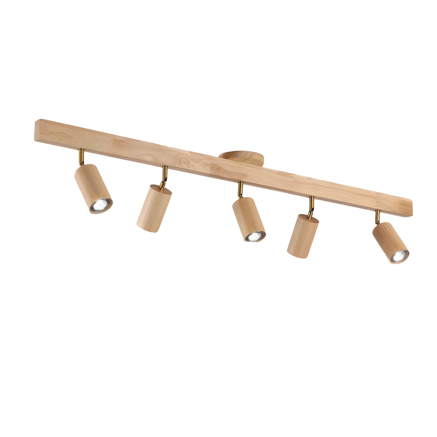 Adjustable Wood Beam Spot Ceiling Light