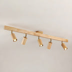 Adjustable Wood Beam Spot Ceiling Light