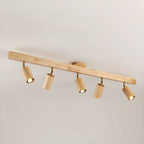 Adjustable Wood Beam Spot Ceiling Light