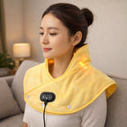 Electric Neck and Shoulder Heating Pad with Vibration and USB Power