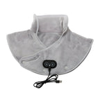Electric Neck and Shoulder Heating Pad with Vibration and USB Power