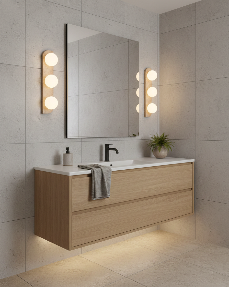 Travertine Wall Sconce