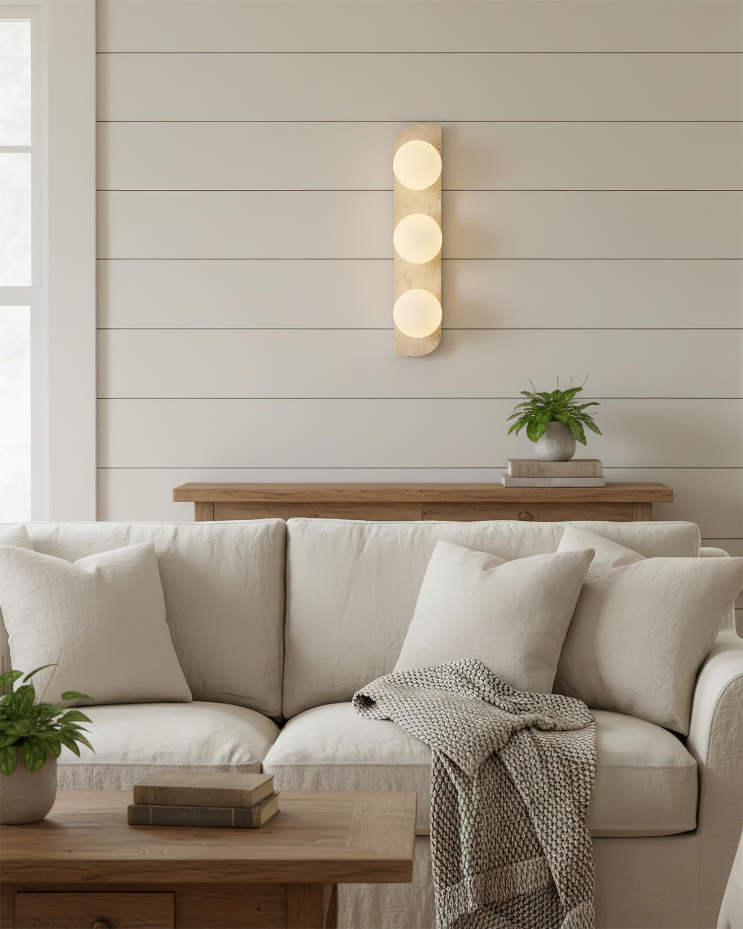 Travertine Wall Sconce