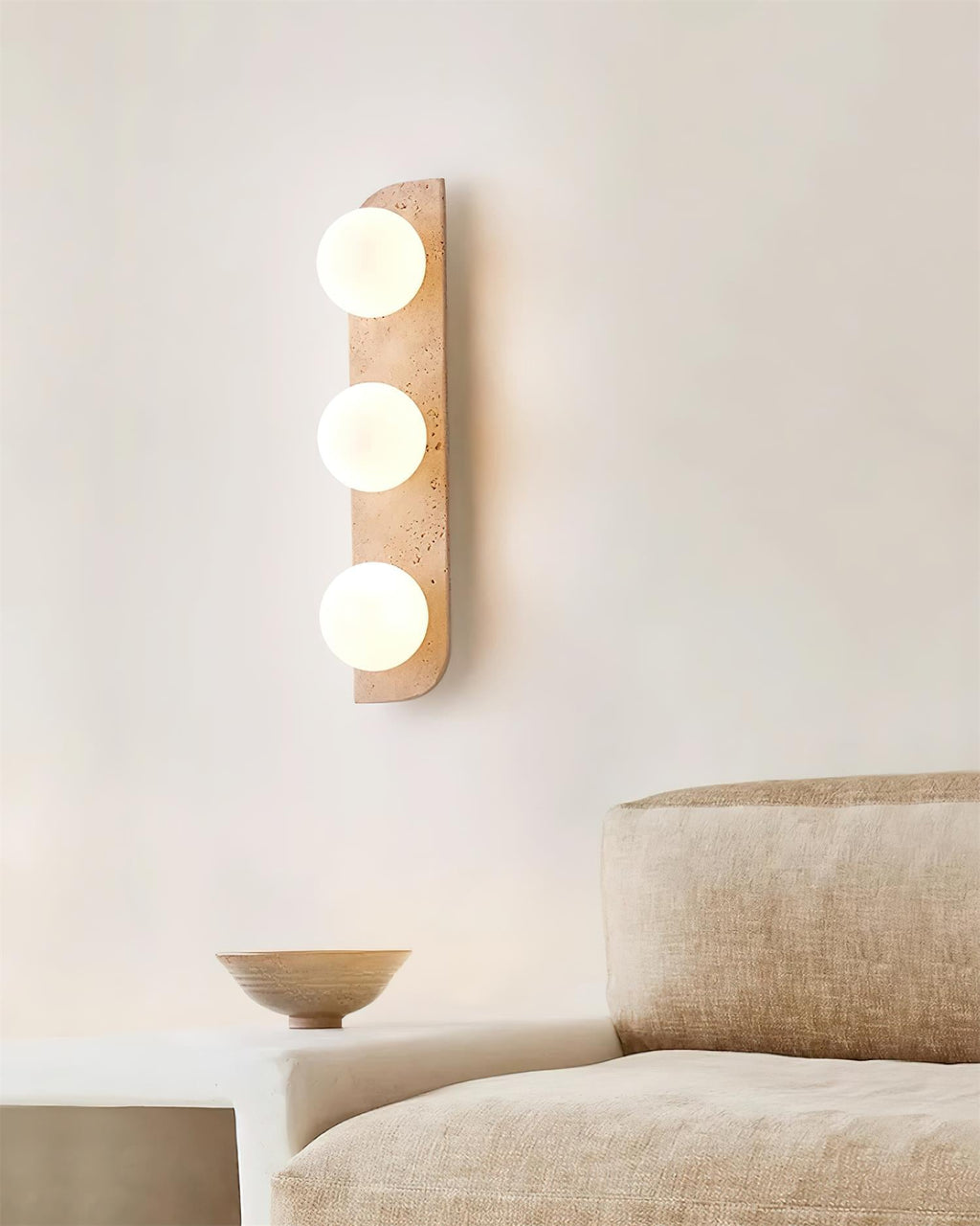 Travertine Wall Sconce