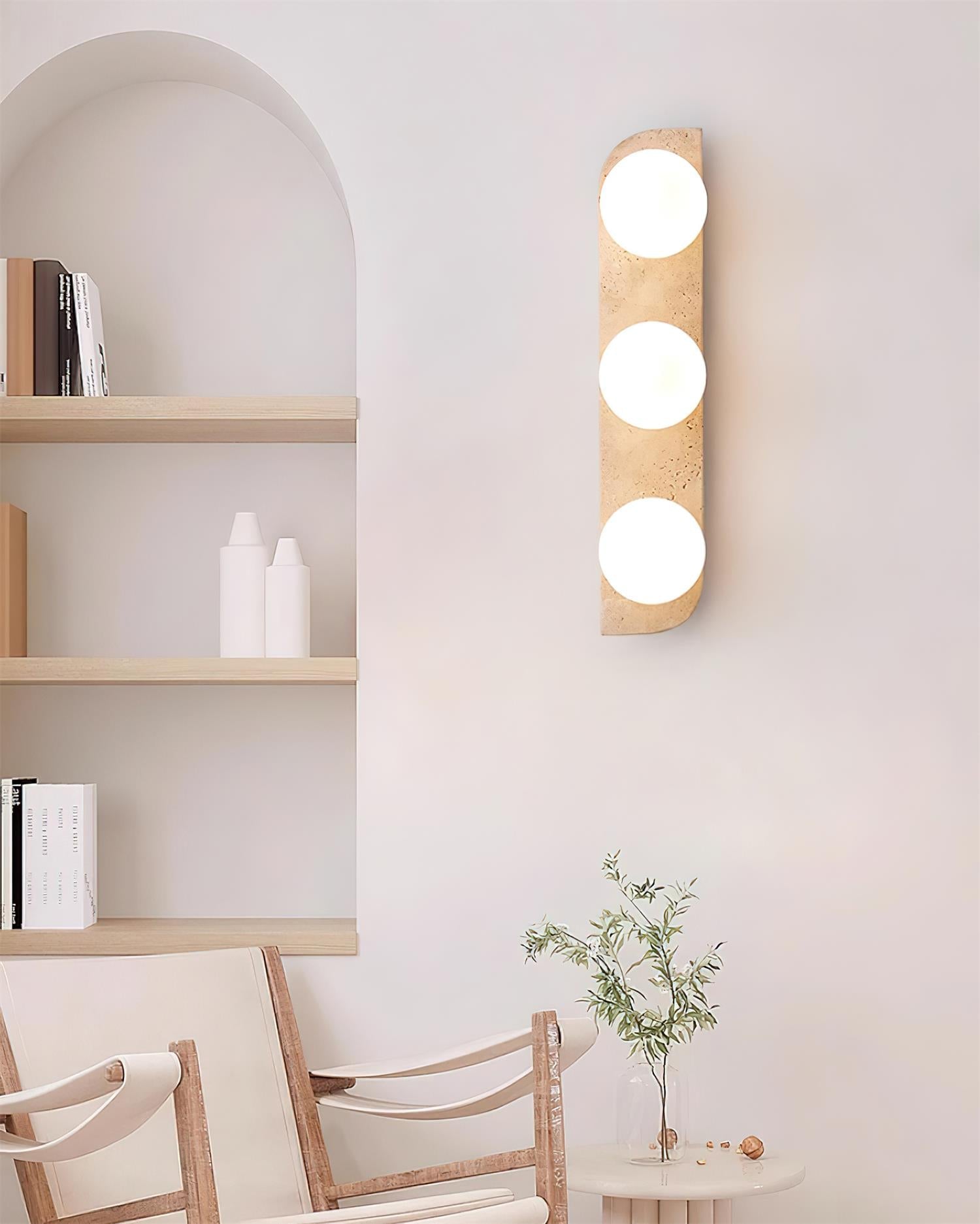 Travertine Wall Sconce