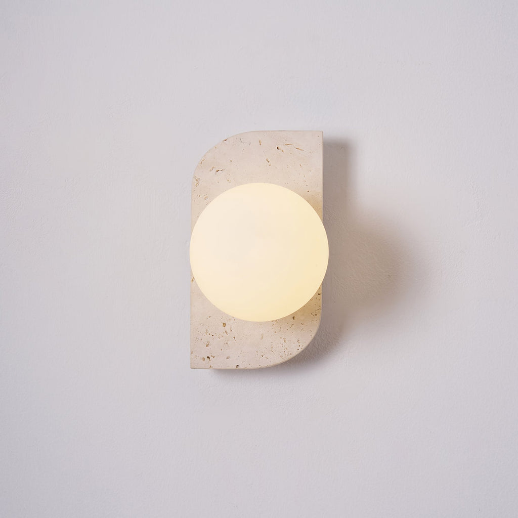 Travertine Wall Sconce