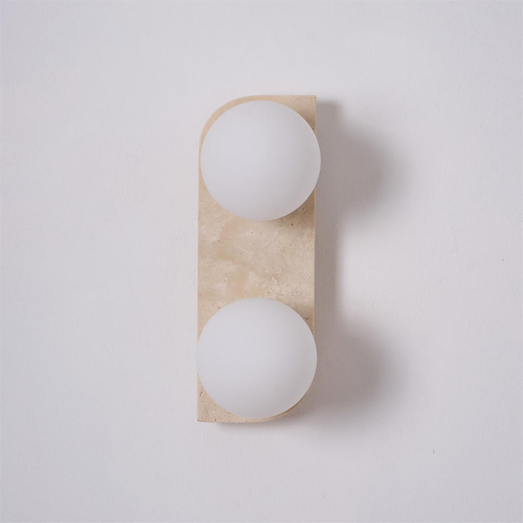 Travertine Wall Sconce