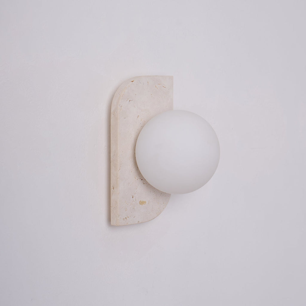 Travertine Wall Sconce