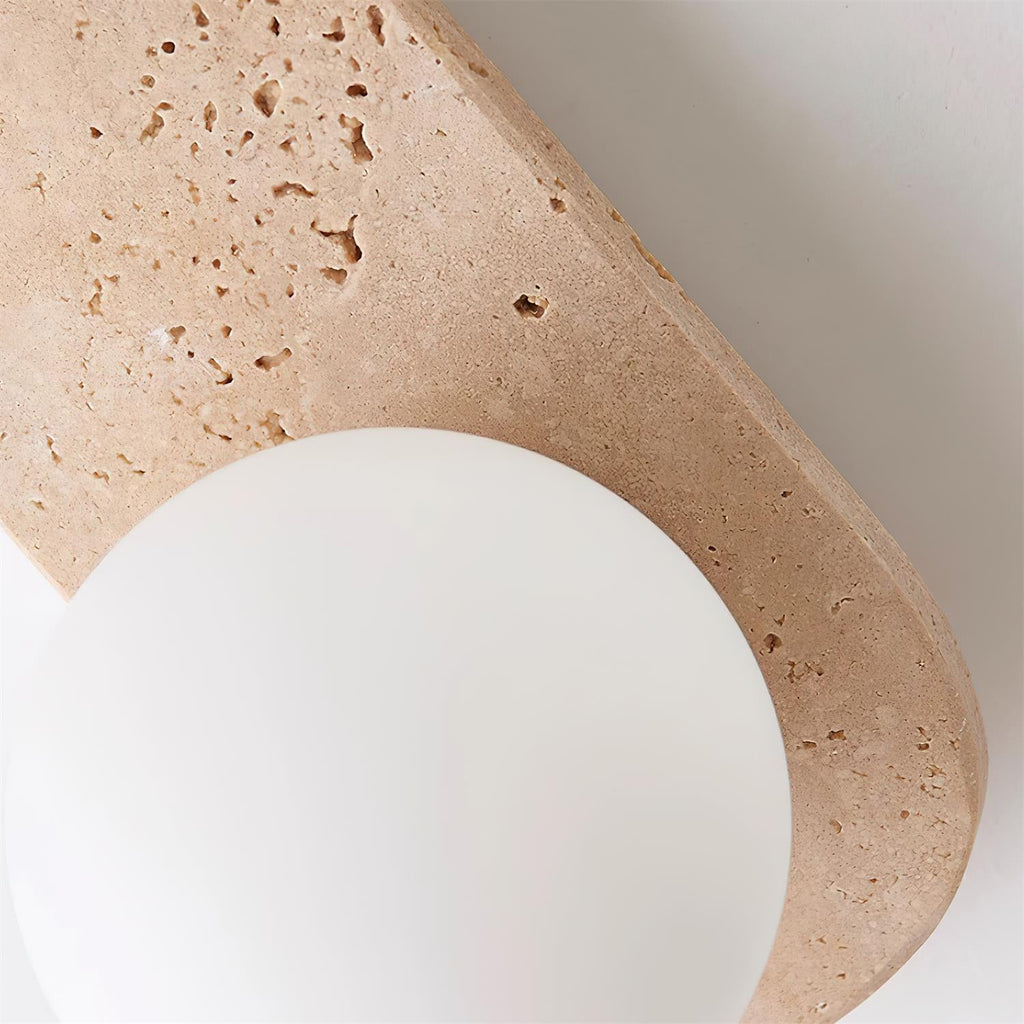 Travertine Wall Sconce