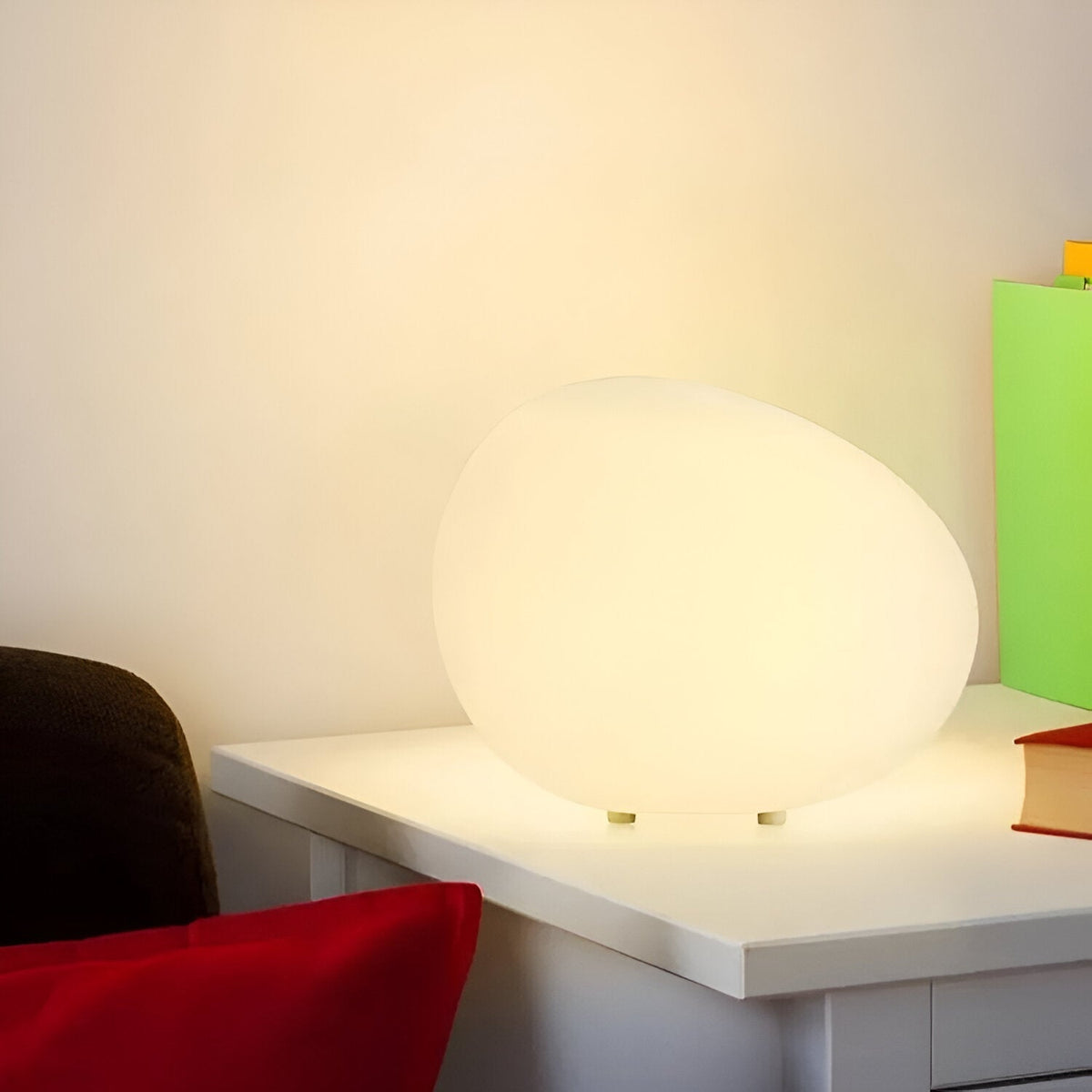 Modern Solar Table Lamp With Color-Changing Glow — Harbor Light Co.