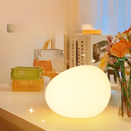 Modern Solar Table Lamp With Color-Changing Glow — Harbor Light Co.
