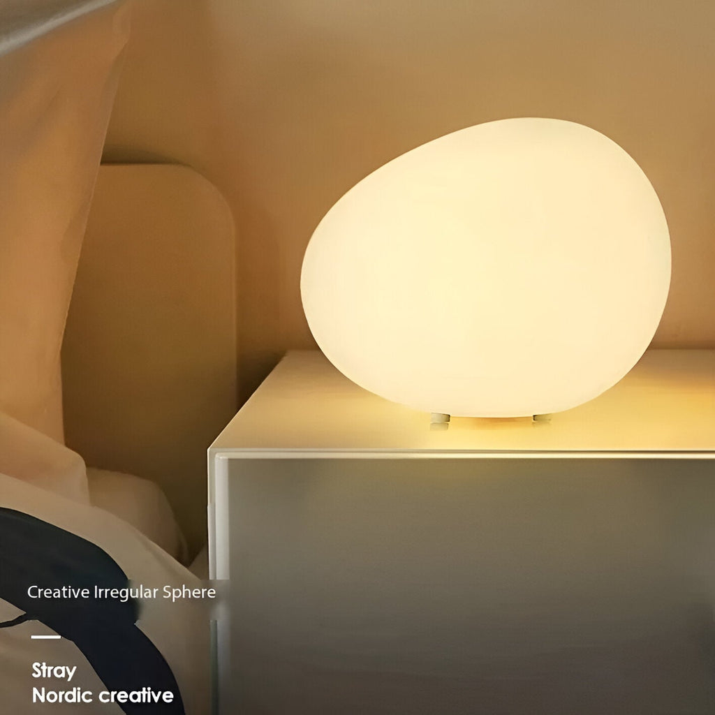 Modern Solar Table Lamp With Color-Changing Glow — Harbor Light Co.