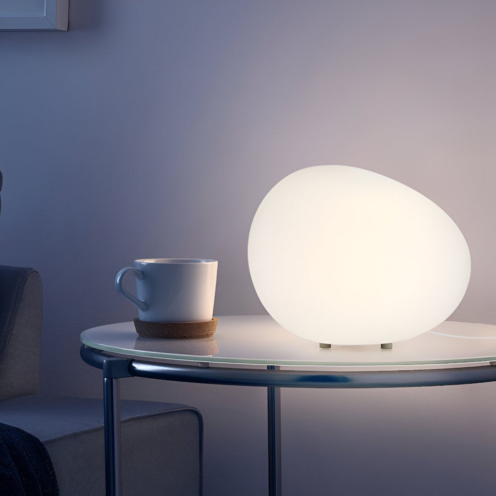 Modern Solar Table Lamp With Color-Changing Glow — Harbor Light Co.