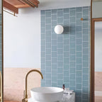 Minimalist Round Glass LED Wall Sconce
