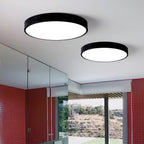Modern Round Flush Mount Ceiling Light with Slim Frame