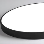 Modern Round Flush Mount Ceiling Light with Slim Frame