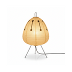 Japanese Rice Paper Lantern Floor Lamp with Tripod Base