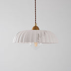 Modern Marble-Style Stone Pendant Light With Warm LED Glow — Harbor Light Co.