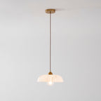 Modern Marble-Style Stone Pendant Light With Warm LED Glow — Harbor Light Co.