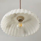 Modern Marble-Style Stone Pendant Light With Warm LED Glow — Harbor Light Co.