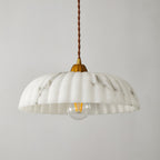 Modern Marble-Style Stone Pendant Light With Warm LED Glow — Harbor Light Co.