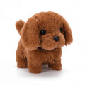 Interactive Plush Puppy Toy Walking Barking Electronic Dog with Tail Wagging and Nodding Head Battery Operated Stuffed Animal for Kids