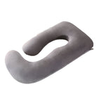 U Shaped Pregnancy Pillow Full Body Maternity Pillow with Removable Washable Cover for Side Sleeping and Nursing